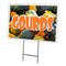 Signmission Gourds Yard Sign & Stake outdoor plastic coroplast window, C-1824 Gourds C-1824 Gourds - alternate 1